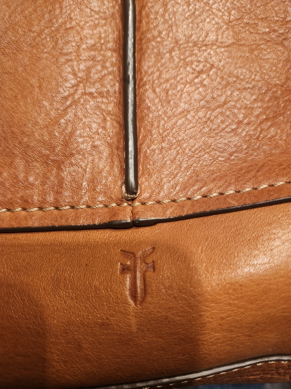 Frye Cognac Leather Tote Bag - Picture 4 of 9